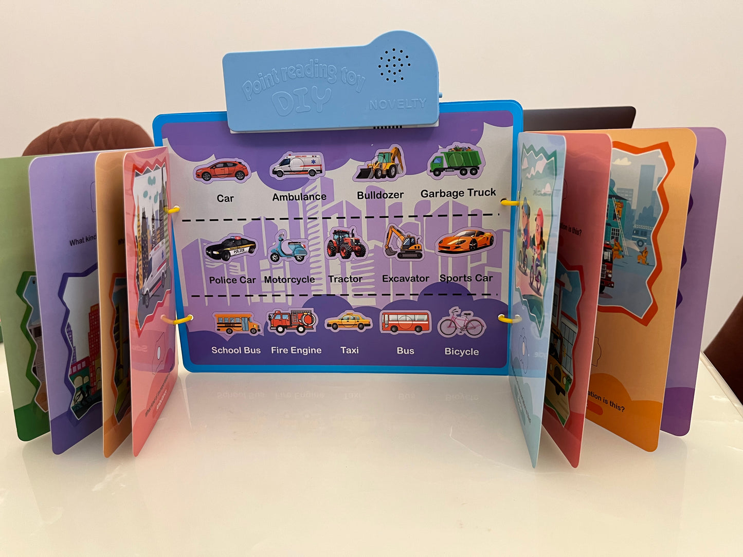 ToyToise DIY Point & Read Kit (Vehicles Edition)