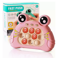 Toytoise Fast Push Pop Interactive Game Toy – Light-up, Music, and Multi-Mode Fun! (Ages 3+)