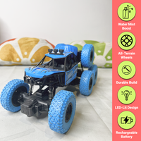 Toytoise 1:18 Scale 6 Wheel Racing High Speed Rock Monster Car – Off-Road Adventure with Smoke & Spray Function (Ages 6+)
