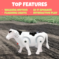 Toytoise Electric Cow – Walk, Glow & Play with Endless Fun! 🐄✨🎶