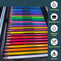 Limited Edition Dino 145-Piece Drawing Kit For 3+ Year Children | Premium Art Kit | Toytoise