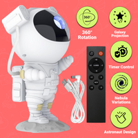 Toytoise Astronaut Galaxy Projector – Bring the Universe to Your Room