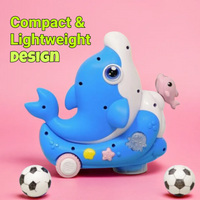 Toytoise Blowing Ball Dolphin Toy – Lights, Music & Endless Fun for Toddlers