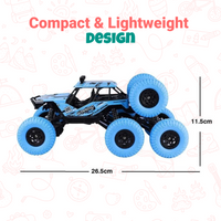 Toytoise 1:18 Scale 6 Wheel Racing High Speed Rock Monster Car – Off-Road Adventure with Smoke & Spray Function (Ages 6+)