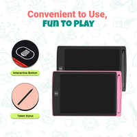 ToyToise Ultra-Slim LCD Slate – Eco-Friendly Writing Tablet (Black)