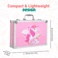 Limited Edition Dino 145-Piece Drawing Kit For 3+ Year Children | Premium Art Kit | Toytoise