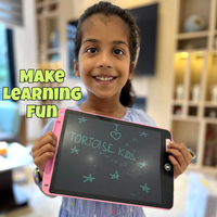 ToyToise Ultra-Slim LCD Slate – Eco-Friendly Writing Tablet (Black)