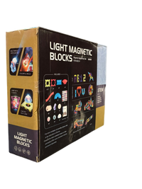 ToyToise Light Magnetic Blocks – 49-Piece Magnetic Building Set with Marble Run Adventure