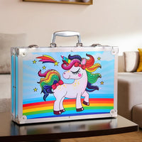 145-Piece Unicorn Drawing Kit For 3+ Year Children | Premium Art Kit | Creative Kits For Kids (Pink) | Toytoise |Toytoise